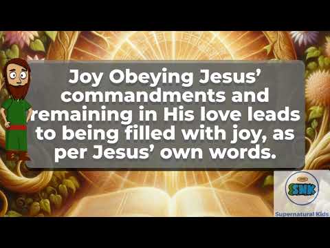 According to John 15 10 12, what are we filled with when we obey Jesus' commandments