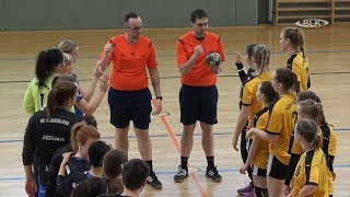 Die besten Szenen und Tore des Handballspiels zwischen dem HC Burgenland und HC Rödertal II auf Burgenlandkreis TV
