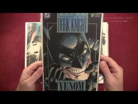 Reading Comics: Batman, Legends of the Dark Knight #16, First Appearance Venom, Bane. DC, 1991 ASMR