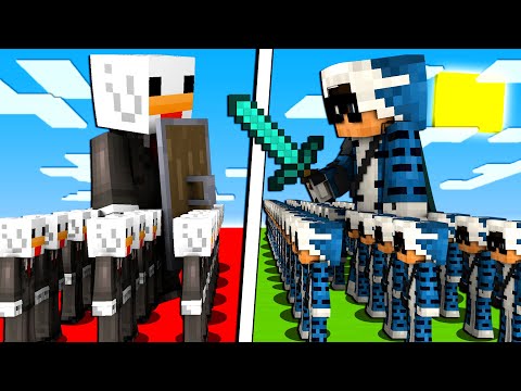 ESERCITO DI KENDAL CONTRO ESERCITO DI BELLAFACCIA!!! - MINECRAFT ITA