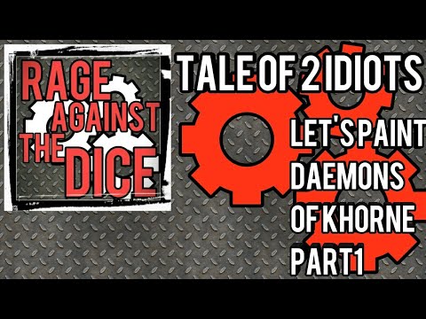 Tale of 2 idiots part 2 - Painting Daemons of Khorne part 1