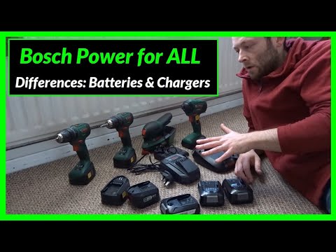 Bosch Power for All 18v Batteries & Chargers (Differences & Recommendations)