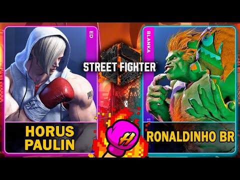 SF6 Horus Paulin (ED) VS Ronaldinho BR (BLANKA)🥊Street Fighter 6🥊スト6🥊4K 60ᶠᵖˢ