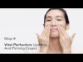 Shiseido Vital Perfection Uplifting And Firming Express Eye Mask stangrinamoji paakių kaukė, 12 vnt.