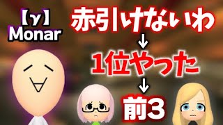サミットリーグ、【γ】で躍動するおまえモナー (KF 25 視点) 【マリオカート8DX】