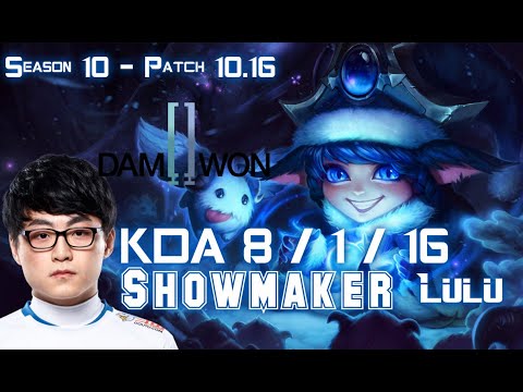 DWG Showmaker LULU vs ZOE Mid - Patch 10.16 KR Ranked