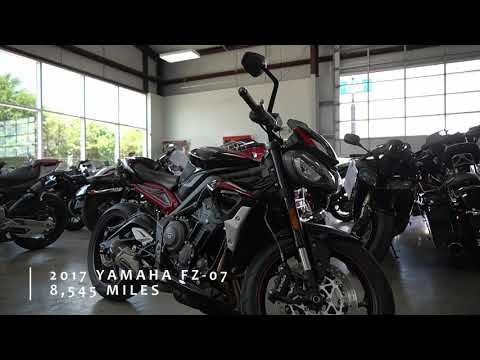 2017 Yamaha FZ-07 ABS in Houston, Texas - Video 1