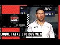 Vicente Luque on #UFC265 win vs. Michael Chiesa, calling out Kamaru Usman | ESPN MMA
