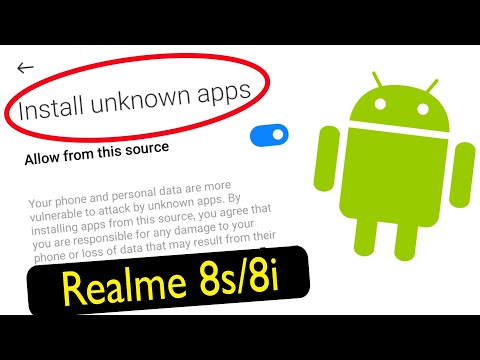 How to Enable Realme 8s/8i Unknown Source | Realme 8S 5G Unknown Sources Settings