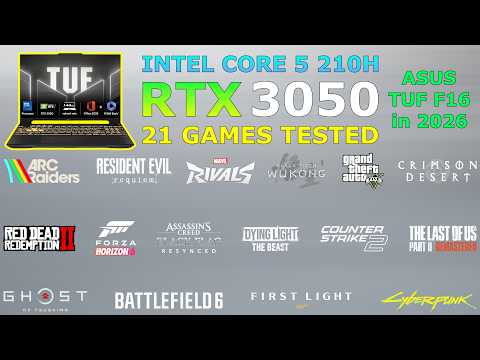 ASUS TUF F16 FX607VJB Core 5 210H Ram 8GB DDR5 SSD 512GB RTX 3050 6GB 16" WUXGA 144Hz Windows 11