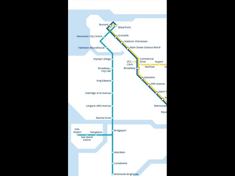 Vancouver's SkyTrain Network Evolution
