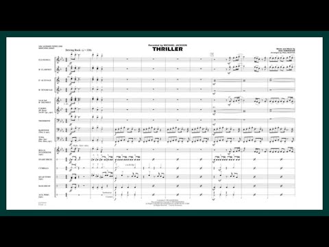 Thriller by Michael Jackson | Arr: Paul Murtha