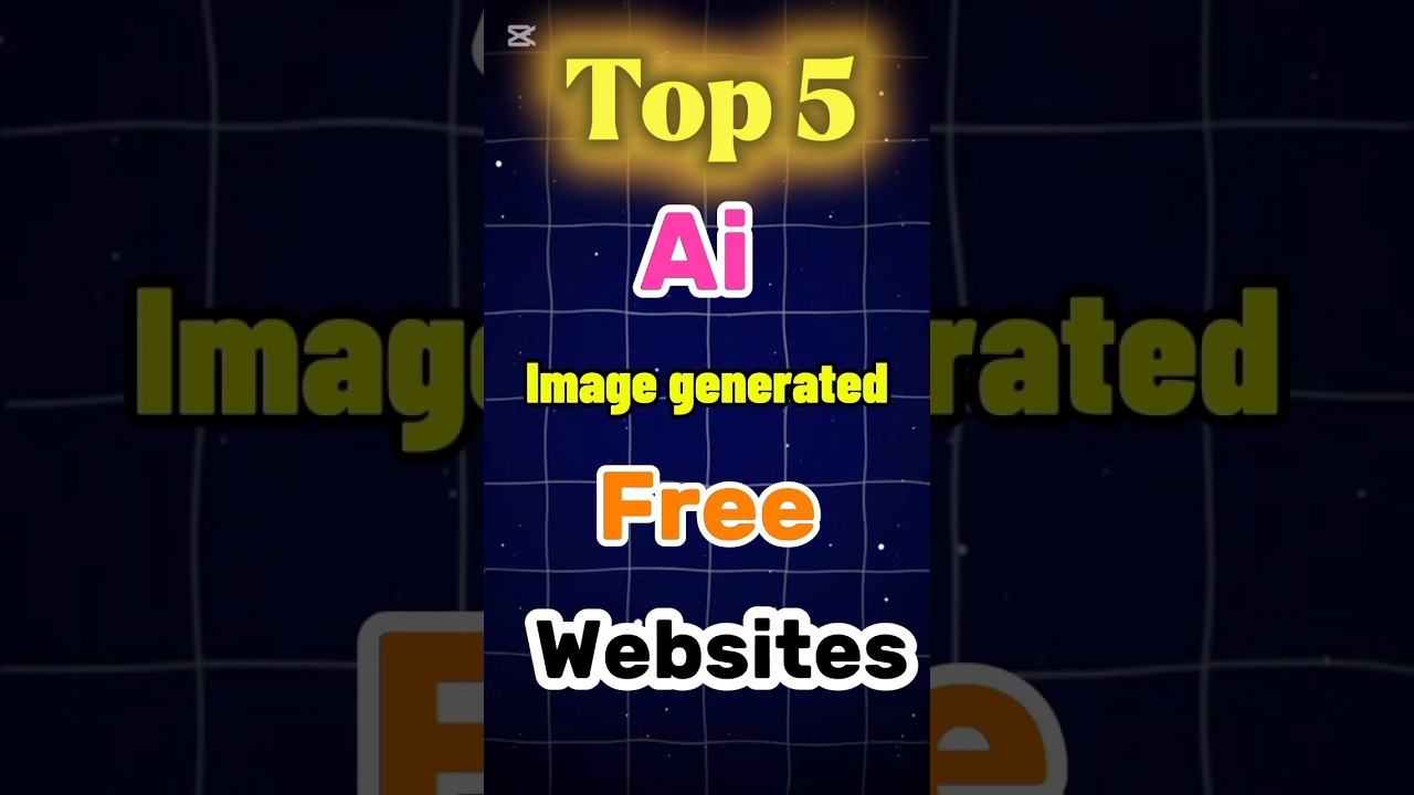 Top 5 Free AI Image Generators #shortsfeed #shorts #ai #imagegenerator