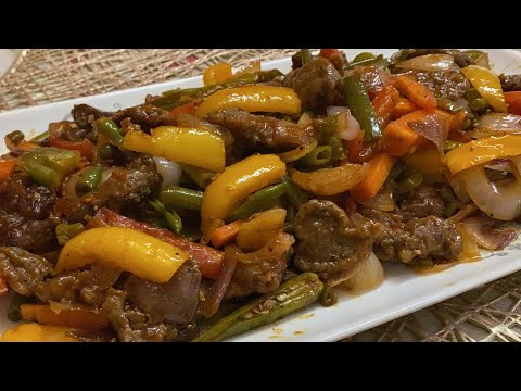 Beef Sizzling Recipe || Bangladeshi Chinese Beef...