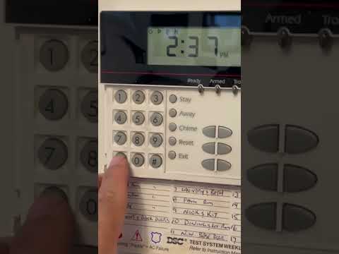 DSC changing the installer code(*8 code 006 new code)