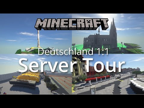 This was previously built in Germany - BTE Servertour |  Minecraft Build the Earth