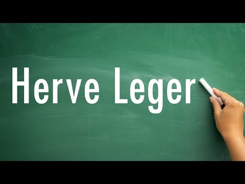How Do You Pronounce  Herve Leger