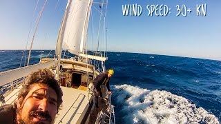 Sailing at 18 KNOTS down the WILD COAST of South Africa! SV Delos Sailing Ep. 102