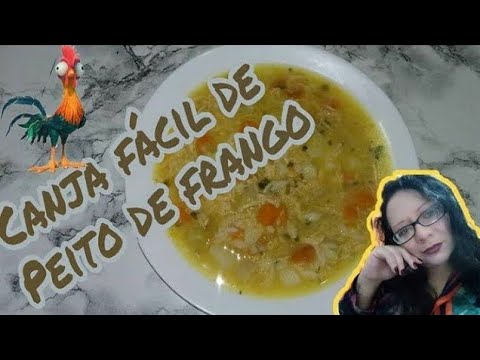 Canja fácil de peito de frango