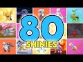 80 SHINY POKEMON IN 2021 SHINY REACTION COMPILATION
