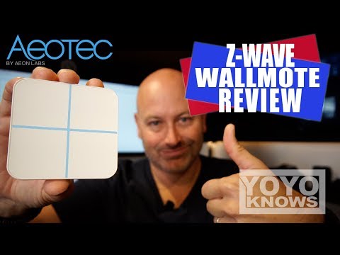 Aeotec belaidis mygtukas Zigbee SmartThings video