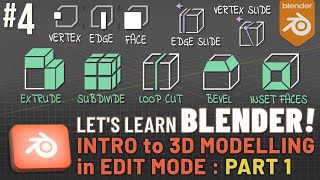 Download the video "Let's Learn Blender! #4: 3D Modelling in Edit Mode!: Part 1"