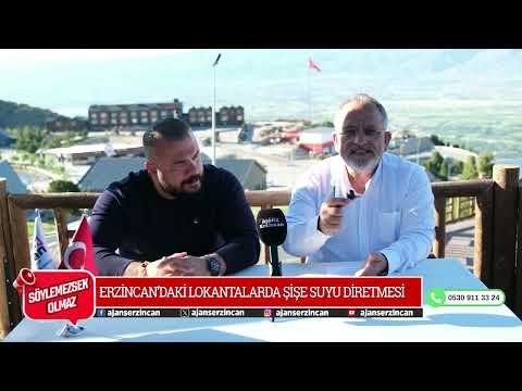 ERZİNCAN'DAKİ LOKANTALARDA ŞİŞE SUYU DİRETMESİ