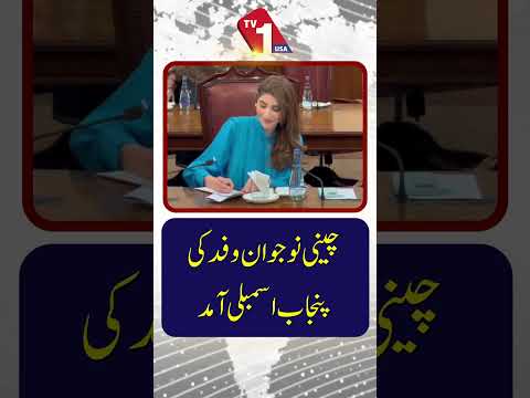 چینی نوجوان وفد کی پنجاب اسمبلی امد