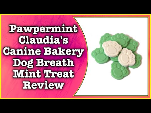 Pawpermint Claudia's Canine Bakery Dog Breath Mint Treat Review | MumblesVideos Youtube Video