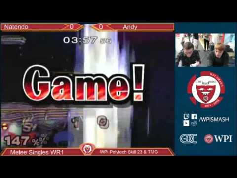 WPI PTS 23 - Natendo (C.Falcon, Sheik) vs Disco (Luigi, Marth) - Melee - WR2