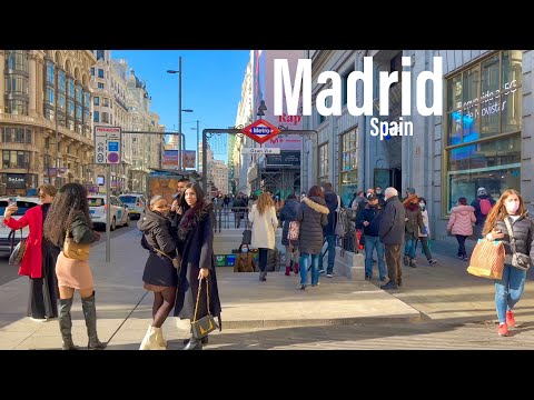 Madrid, Spain 🇪🇸 - The Sunniest Capital In Europe 2022 - 4KHDR Walking Tour (▶10 Hours)