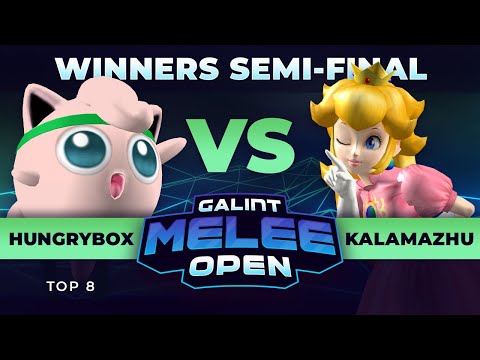 Galint Melee Open Top 8 - Hungrybox (Jigglypuff) vs Kalamazhu (Peach) - Winners Semi-Final