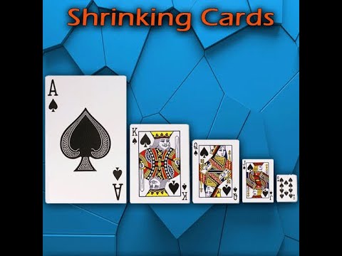 Voir la vidéo Shrinking Cards