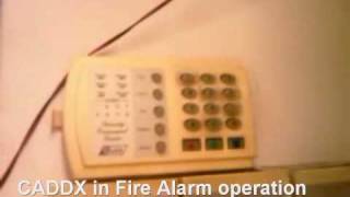 CADDX in Fire Alarm operation