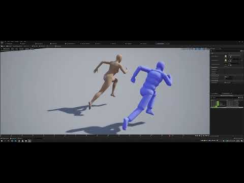 DAZ Studio to Unreal Engine 5 (UE5) to ALS V4 Retarget IK Rig Test