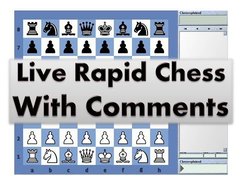 15 Min Rapid Chess #190 with Live Comments Four Knights Game Glek Variation