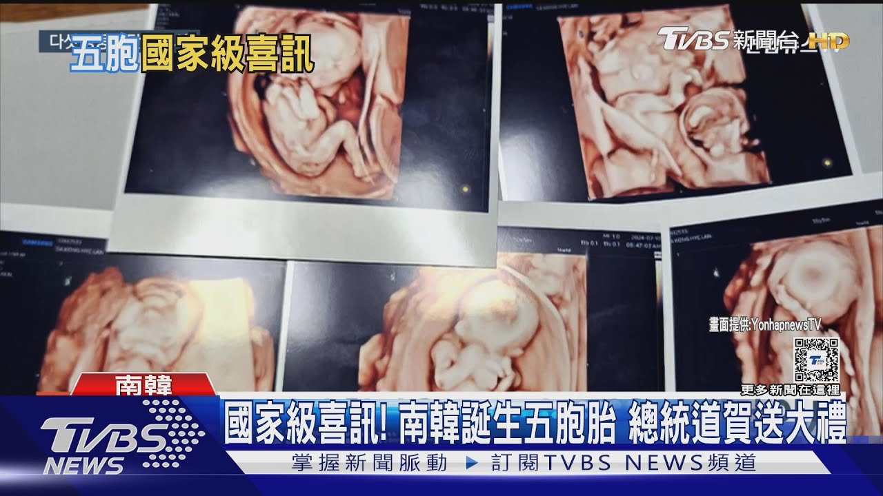 國家級喜訊!南韓誕生五胞胎 總統道賀送大禮