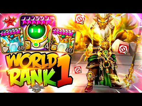 WORLD RANK #1 with ULTRA FAST CC Team - Summoners War