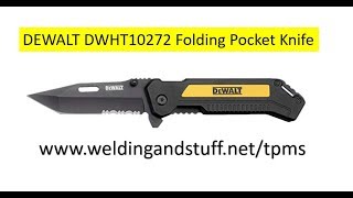 DEWALT Folding Pocket Knife DWHT10272