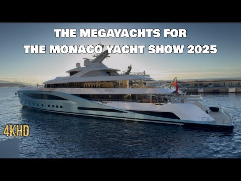 The MEGAYACHTS for The Monaco Yacht Show  2025@archiesvlogmc 