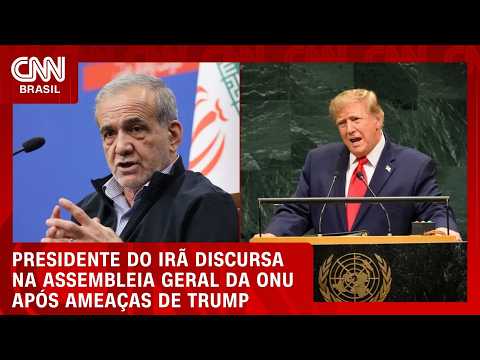 Após ameaça de Trump, presidente do Irã discursa na Assembleia Geral da ONU | CNN NOVO DIA