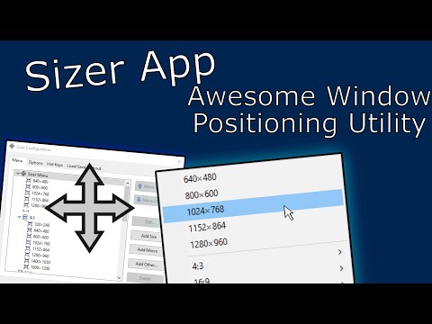 Sizing Any Window Pixel Perfect with Sizer App