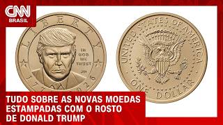 Vídeo: Donald Trump estampa nova moeda nos Estados Unidos | CNN BRASIL