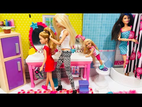 Barbie Chelsea Stacie Skipper School Morning Routine!!