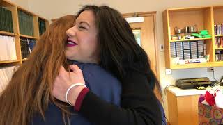 Guide dog Arabella reuniting with her puppy raisers! So precious!!!