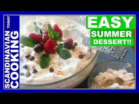 🍇 How to Make An Easy, Healthy and Homemade Danish Fruit Salad 🍌 Frugtsalat 🍏