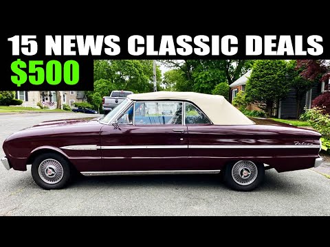15 Cheap classic cars for sale by owner. Priced at $900 to $9,000
