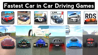 Fastest Car in Ultimate & Extreme Car, Real Driving , Car Parking, 3D 