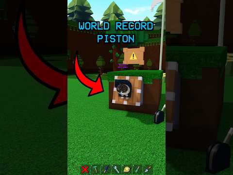 WORLD RECORD PISTON TO TREASURE IN BUILD A BOAT