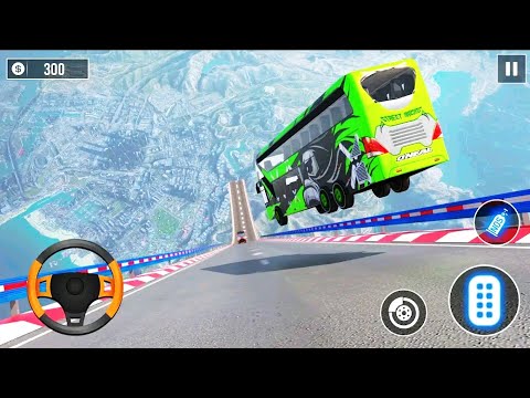 Impossible School Bus Simulator - Mega Ramp Impossible Bus Driving - Android Gameplay